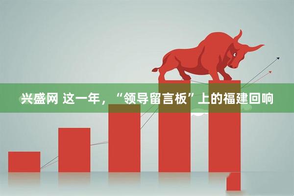 兴盛网 这一年，“领导留言板”上的福建回响